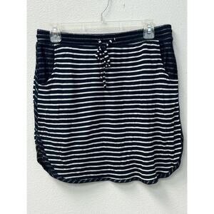 Gap Women’s Skirt Skort Navy Striped Rayon Size‎ Medium